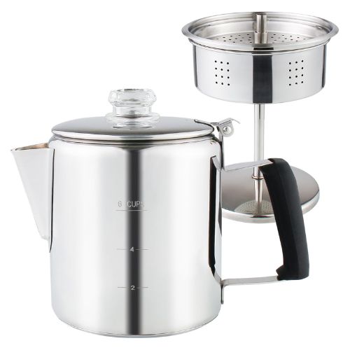 apoxcon camping coffee percolator