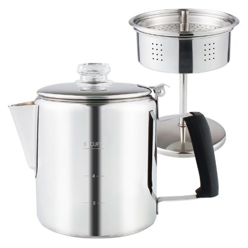 apoxcon stainless coffee percolator