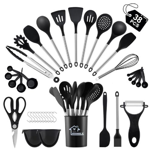 bewos silicone cooking utensil set
