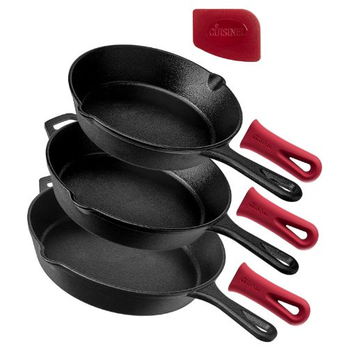 cuisinel cast iron frying pan