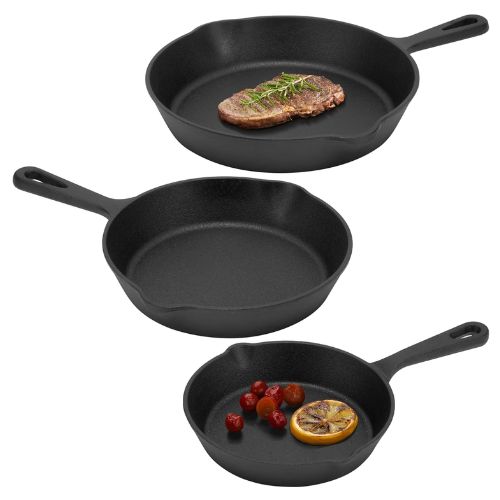 navaris cast iron skillet cookware