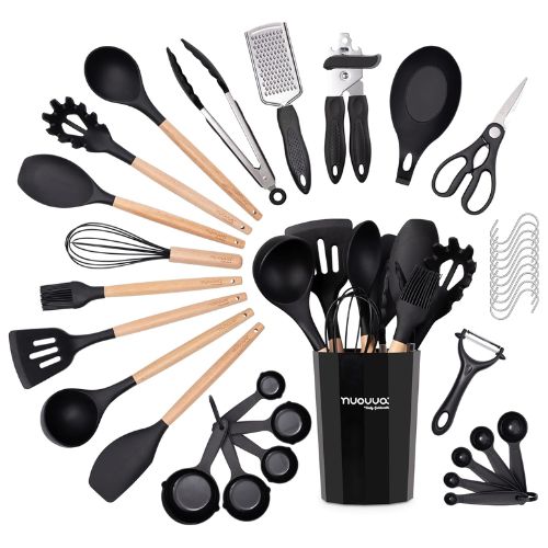 nuovva silicone cooking utensil set