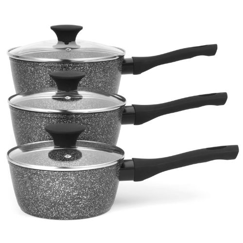 salter induction saucepan set
