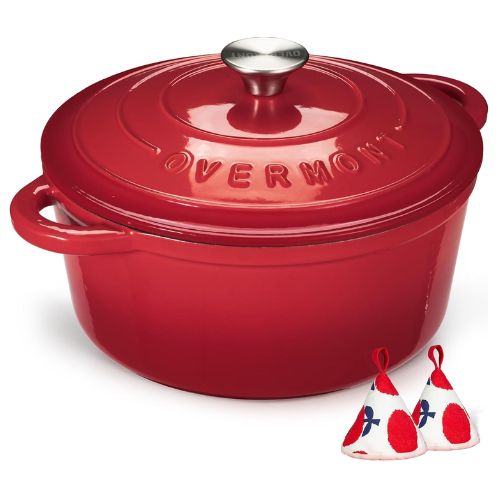 overmont cast iron casserole